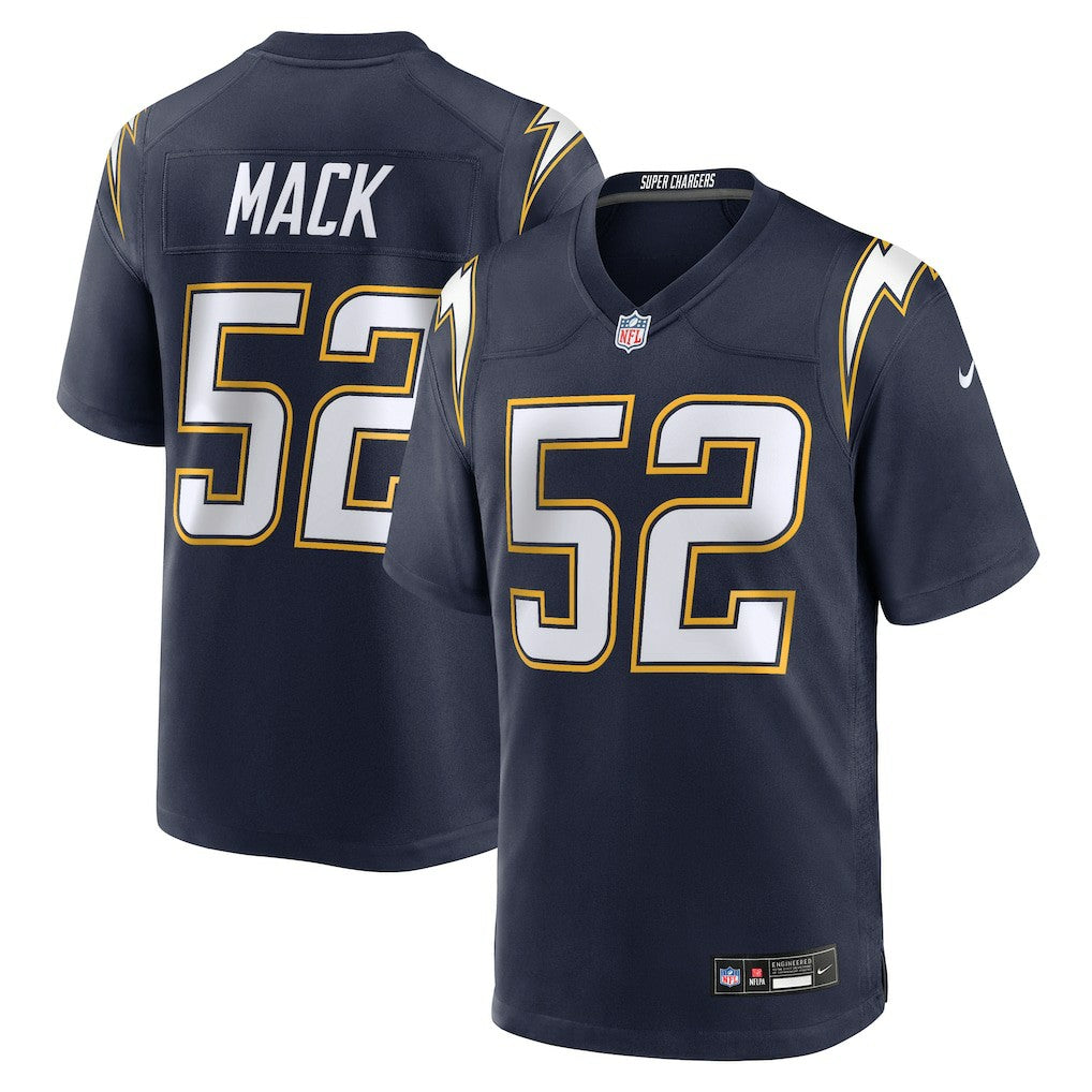 Khalil Mack Los Angeles Chargers Alternate Super Chargers Game Player Jersey Navy | Nike for Sale