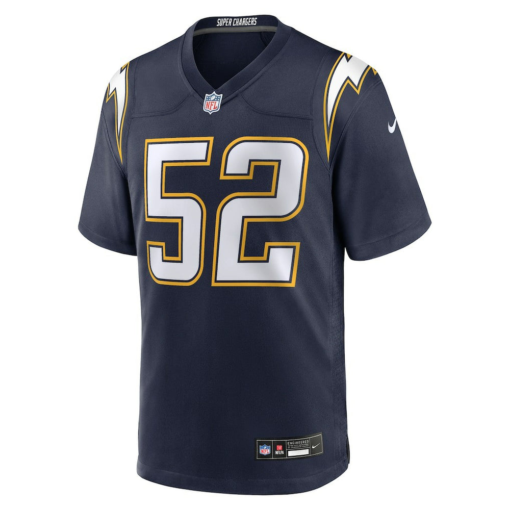 Khalil Mack Los Angeles Chargers Alternate Super Chargers Game Player Jersey Navy | Nike for Sale