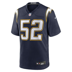 Khalil Mack Los Angeles Chargers Alternate Super Chargers Game Player Jersey Navy | Nike for Sale