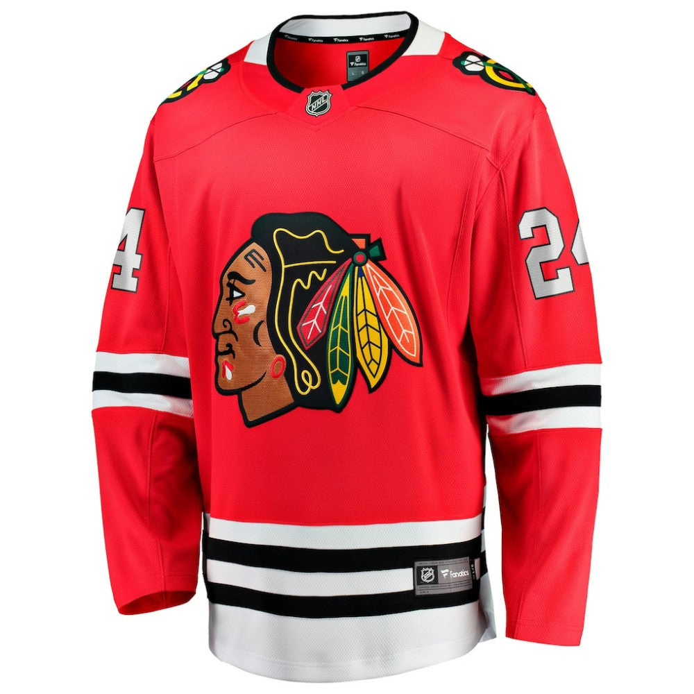 Sam Lafferty Chicago Blackhawks Fanatics Home Breakaway Jersey - Red - NHL