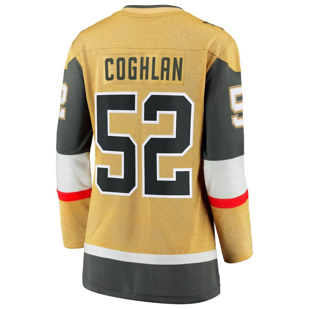 Dylan Coghlan Vegas Golden Knights Fanatics Women's Home Breakaway Jersey - Gold - NHL