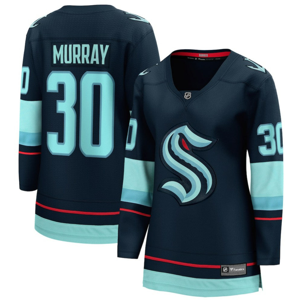Matt Murray Seattle Kraken Fanatics Women's Home Breakaway Jersey - Deep Sea Blue - NHL