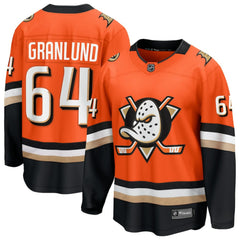 Mikael Granlund Anaheim Ducks Fanatics Home Breakaway Jersey - Orange - NHL
