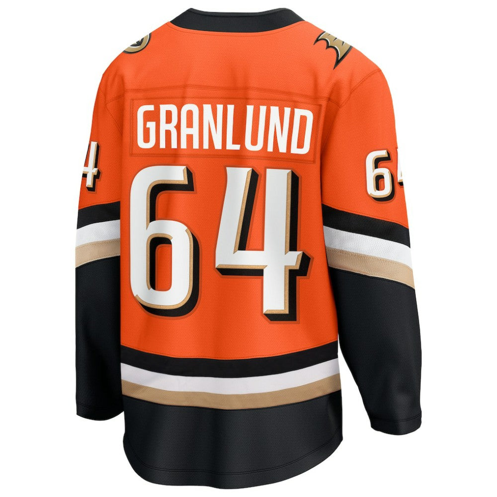 Mikael Granlund Anaheim Ducks Fanatics Home Breakaway Jersey - Orange - NHL