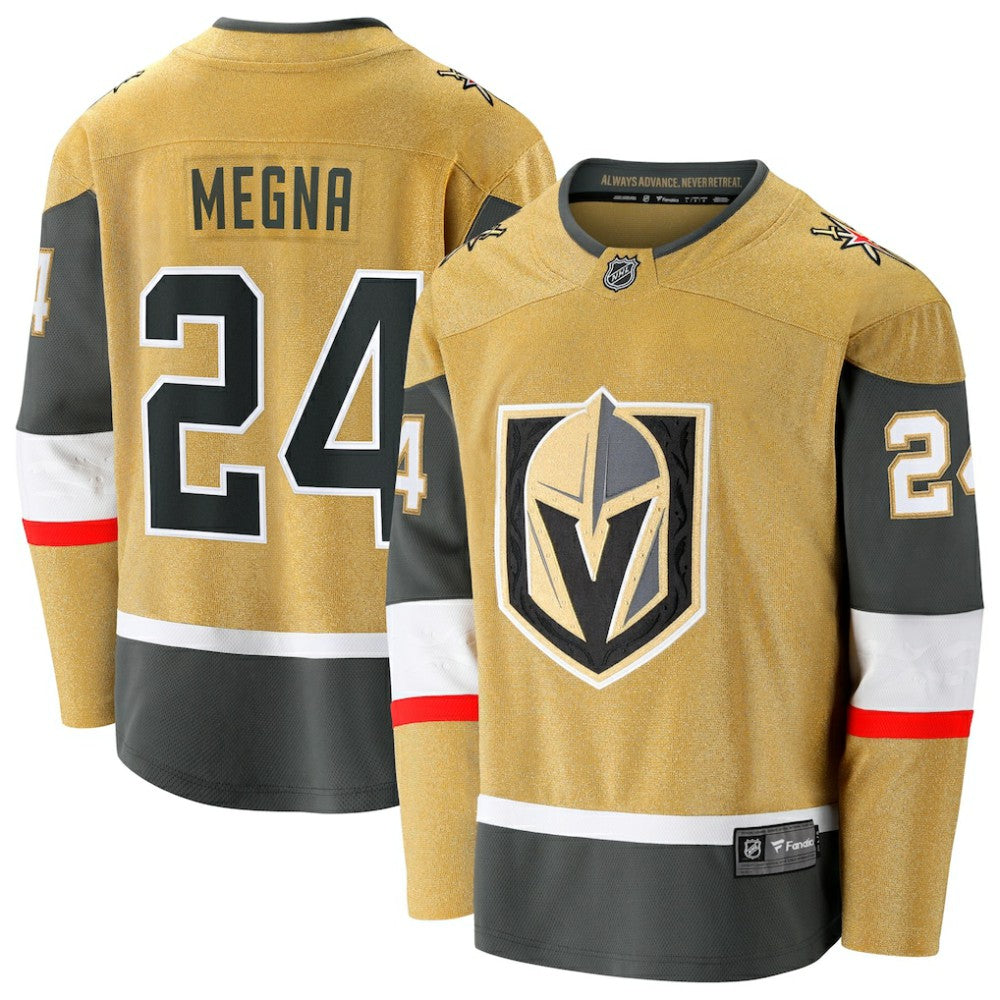 Jaycob Megna Vegas Golden Knights Fanatics Home Breakaway Jersey - Gold - NHL