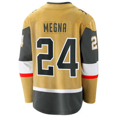 Jaycob Megna Vegas Golden Knights Fanatics Home Breakaway Jersey - Gold - NHL