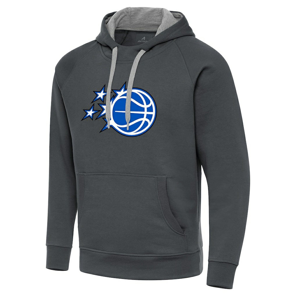 Orlando Magic Antigua New Logo Victory Pullover Hoodie Charcoal - NBA