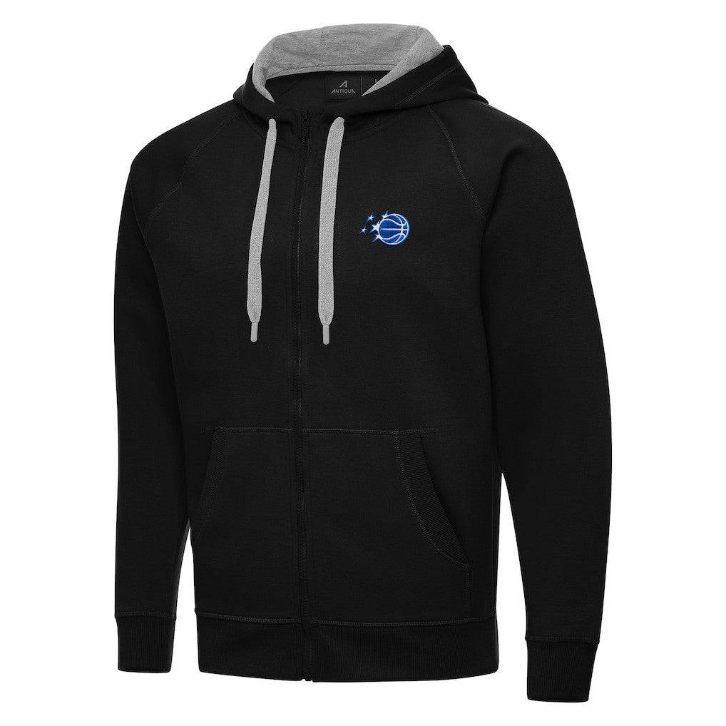 Orlando Magic Antigua New Logo Victory Full-Zip Hooded Sweatshirt Black - NBA