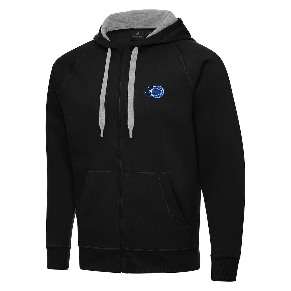 Orlando Magic Antigua New Logo Victory Full-Zip Hooded Sweatshirt Black - NBA