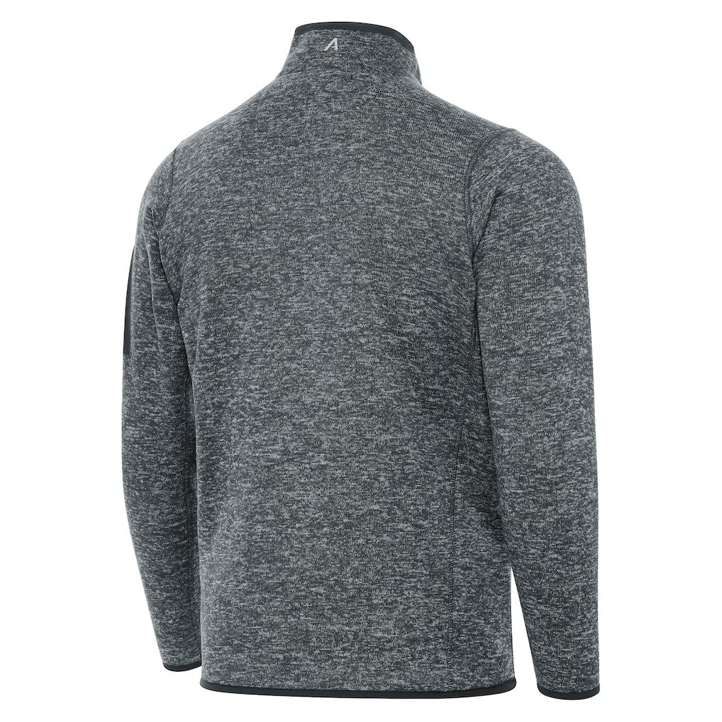 Orlando Magic Antigua New Logo Fortune Quarter-Zip Pullover Jacket Heather Gray - NBA