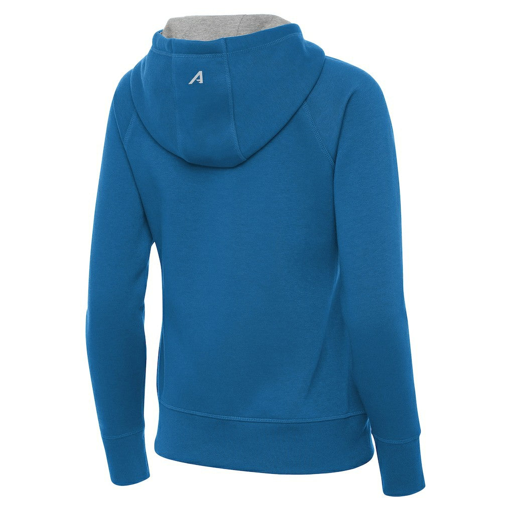 Orlando Magic Antigua Women's New Logo Victory Full-Zip Hooded Sweatshirt Blue - NBA
