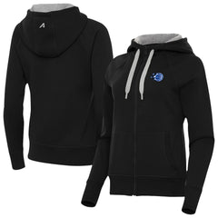 Orlando Magic Antigua Women's New Logo Victory Full-Zip Hooded Sweatshirt Black - NBA