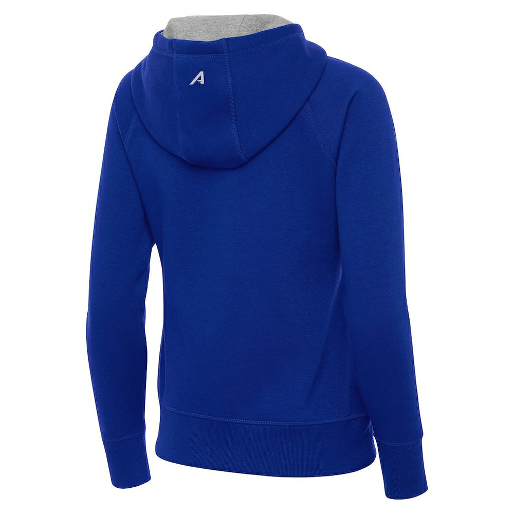 Orlando Magic Antigua Women's New Logo Victory Full-Zip Hooded Sweatshirt Royal - NBA