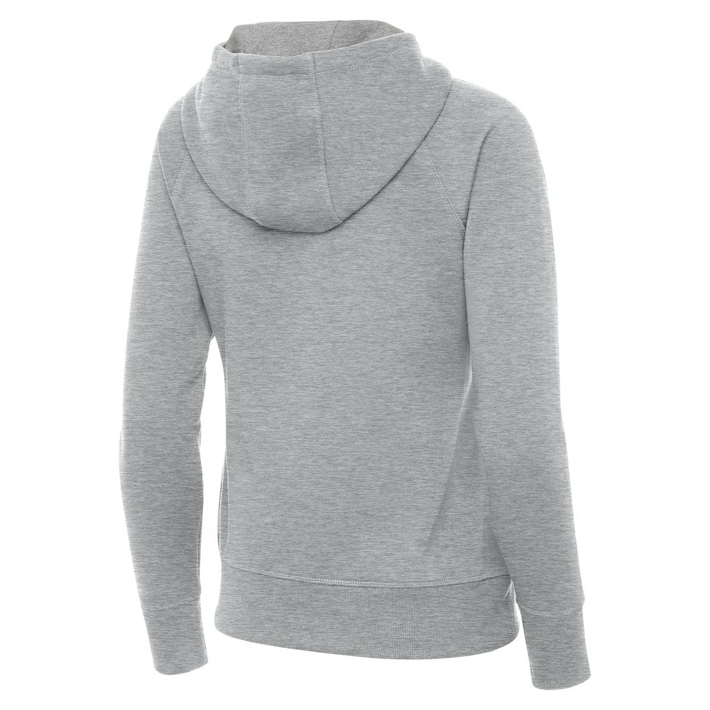 Orlando Magic Antigua Women's New Logo Victory Full-Zip Hooded Sweatshirt Heather Gray - NBA