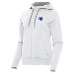 Orlando Magic Antigua Women's New Logo Victory Full-Zip Hooded Sweatshirt White - NBA