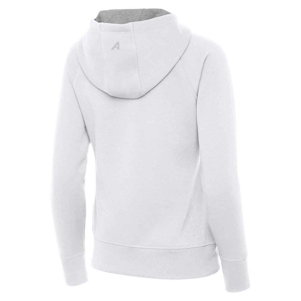 Orlando Magic Antigua Women's New Logo Victory Full-Zip Hooded Sweatshirt White - NBA