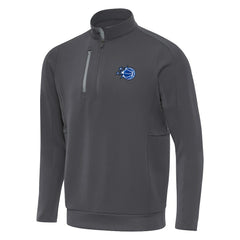Orlando Magic Antigua New Logo Generation Quarter-Zip Pullover Top Pewter - NBA