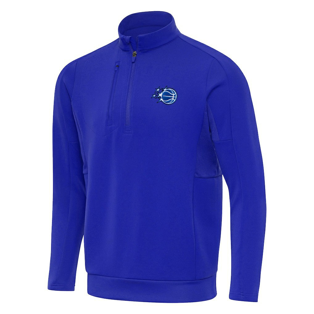 Orlando Magic Antigua New Logo Generation Quarter-Zip Pullover Top Royal - NBA