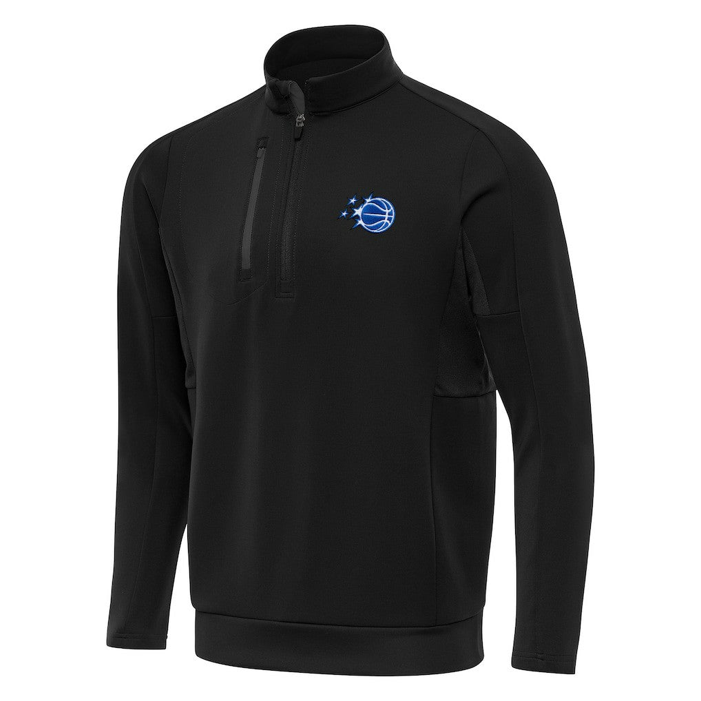 Orlando Magic Antigua New Logo Generation Quarter-Zip Pullover Top Black - NBA