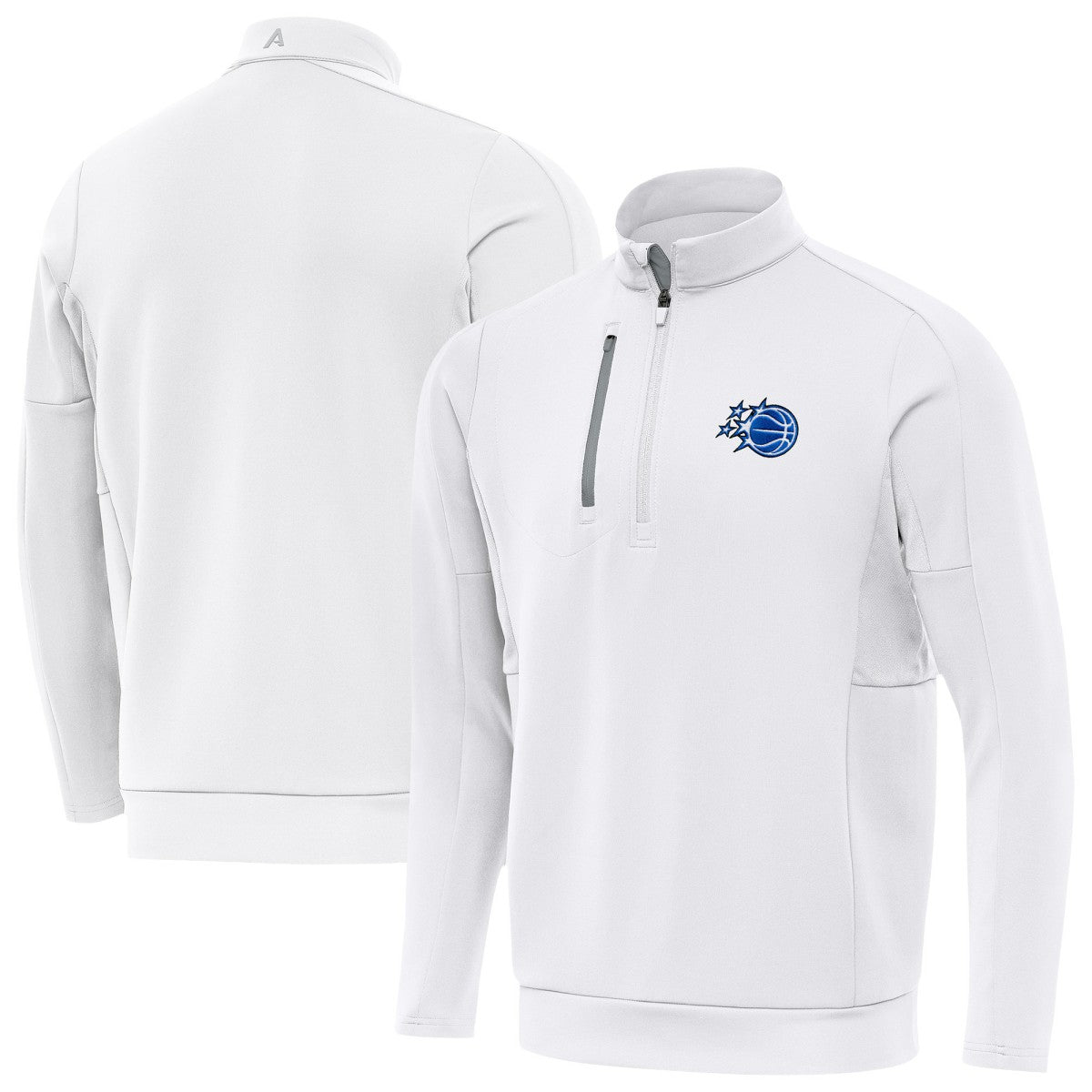 Orlando Magic Antigua New Logo Generation Quarter-Zip Pullover Top White - NBA