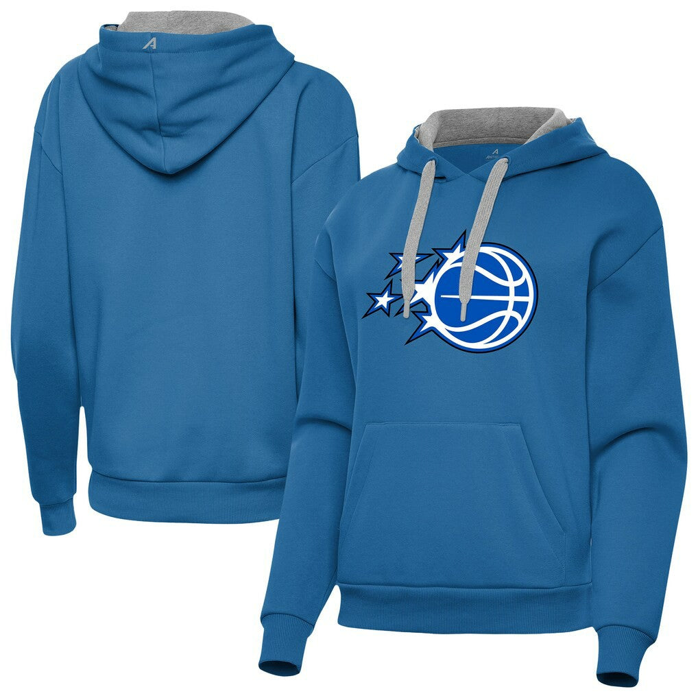 Orlando Magic Antigua Women's New Logo Victory Pullover Hoodie Blue - NBA