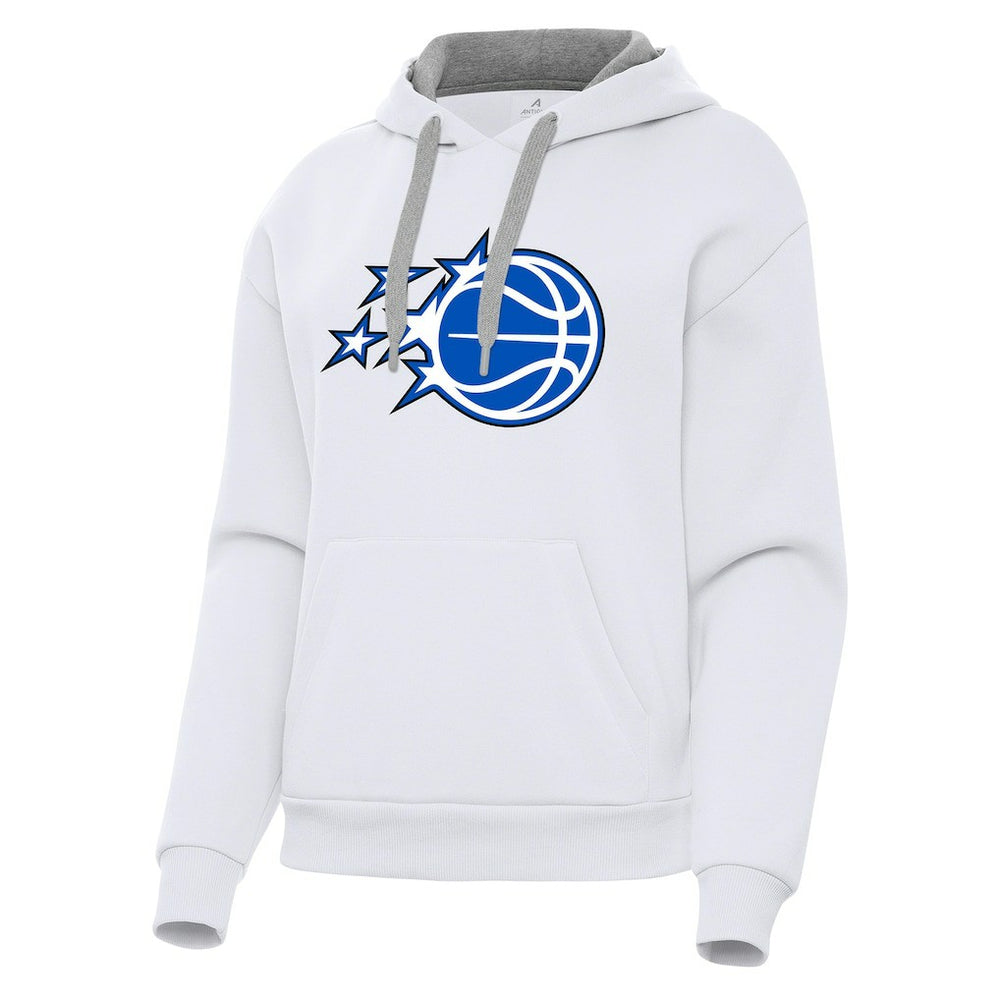 Orlando Magic Antigua Women's New Logo Victory Pullover Hoodie White - NBA
