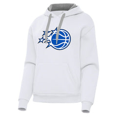 Orlando Magic Antigua Women's New Logo Victory Pullover Hoodie White - NBA