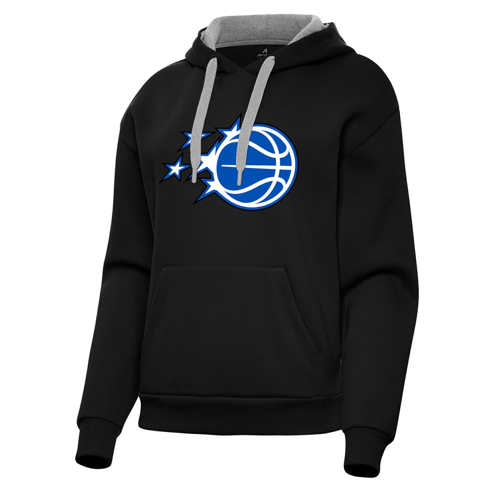 Orlando Magic Antigua Women's New Logo Victory Pullover Hoodie Black - NBA
