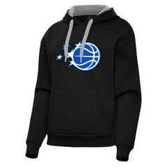 Orlando Magic Antigua Women's New Logo Victory Pullover Hoodie Black - NBA