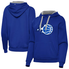 Orlando Magic Antigua Women's New Logo Victory Pullover Hoodie Royal - NBA