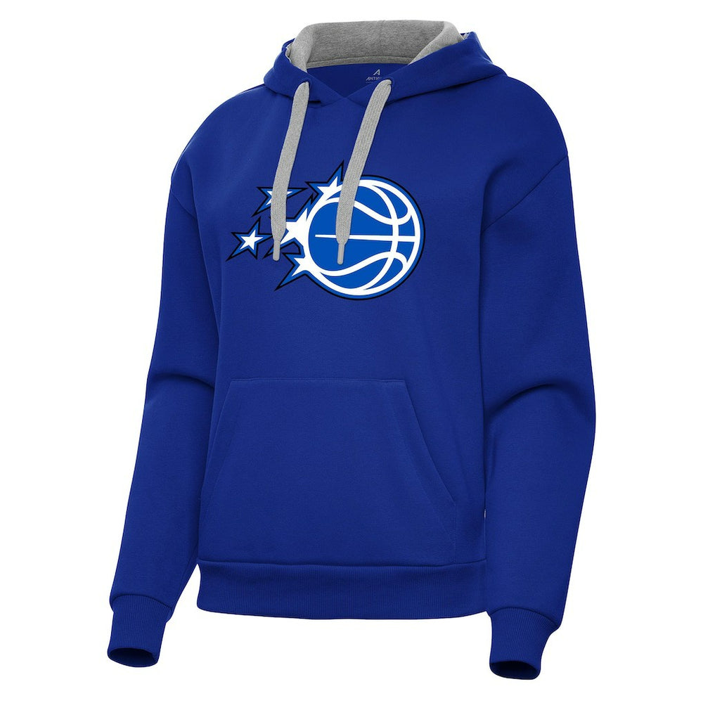Orlando Magic Antigua Women's New Logo Victory Pullover Hoodie Royal - NBA