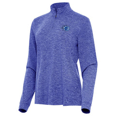 Orlando Magic Antigua Women's New Logo Mentor Long Sleeve Quarter-Zip Mock Polo Heather Royal - NBA
