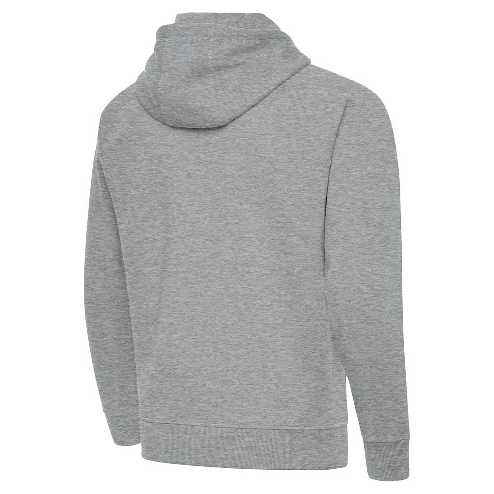 Orlando Magic Antigua New Logo Tall Victory Full-Zip Hooded Sweatshirt Heather Gray - NBA