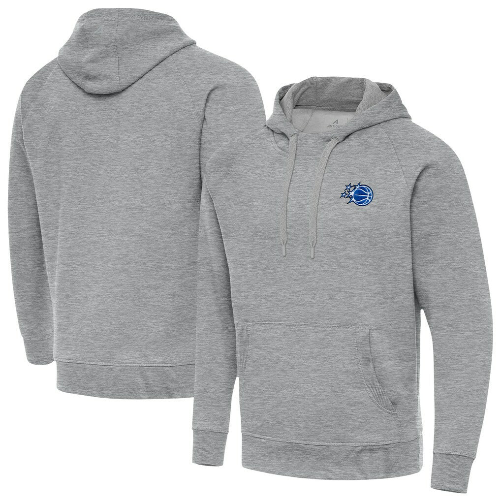 Orlando Magic Antigua New Logo Victory Pullover Hoodie Heather Gray - NBA