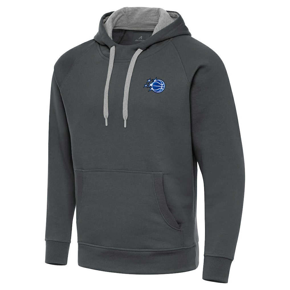 Orlando Magic Antigua New Logo Victory Pullover Hoodie Charcoal - NBA