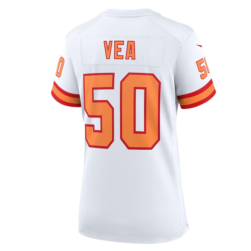 Vita Vea '76 Tampa Bay Buccaneers Women's 50th Season Game Jersey White | Nike for Sale