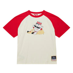 Cincinnati Reds Mitchell & Ness Women's Boyfriend Raglan T-Shirt - MLB