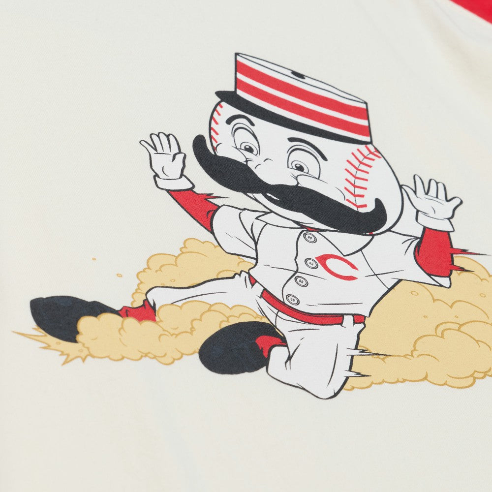 Cincinnati Reds Mitchell & Ness Women's Boyfriend Raglan T-Shirt - MLB