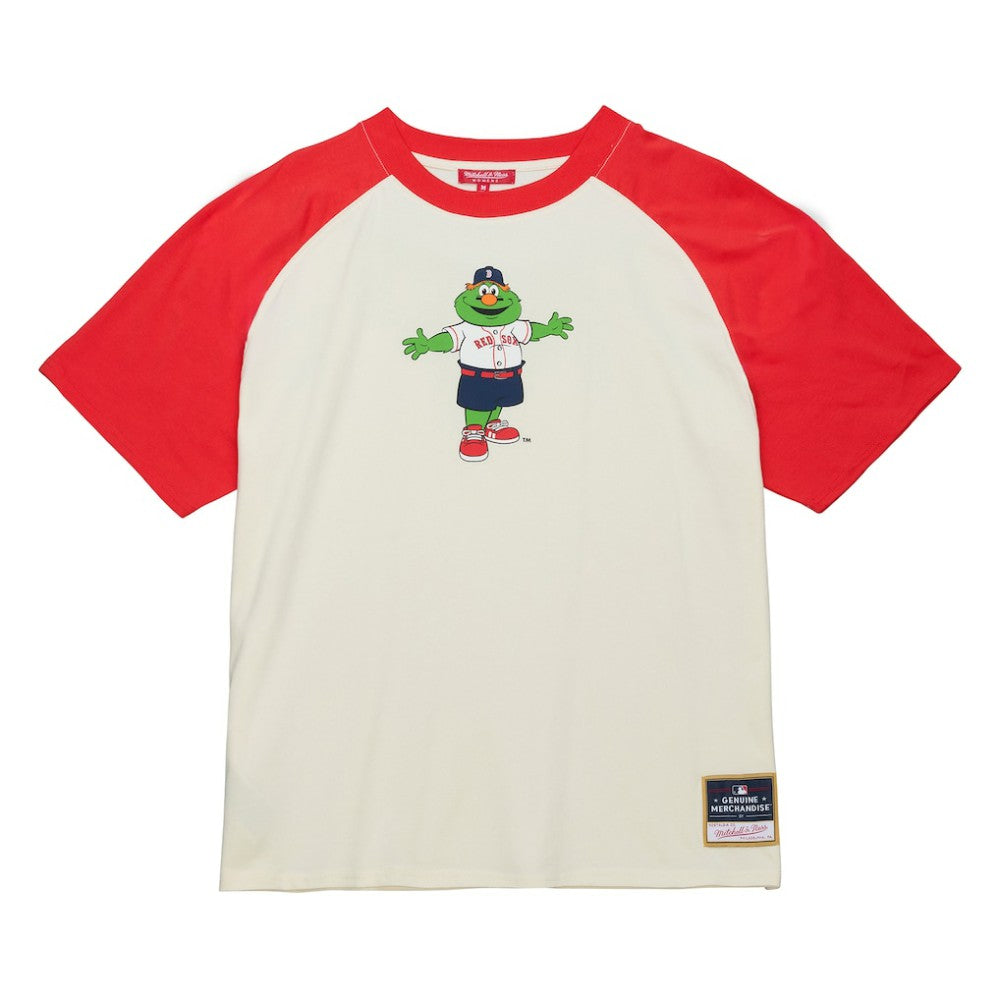 Boston Red Sox Mitchell & Ness Women's Boyfriend Raglan T-Shirt - MLB