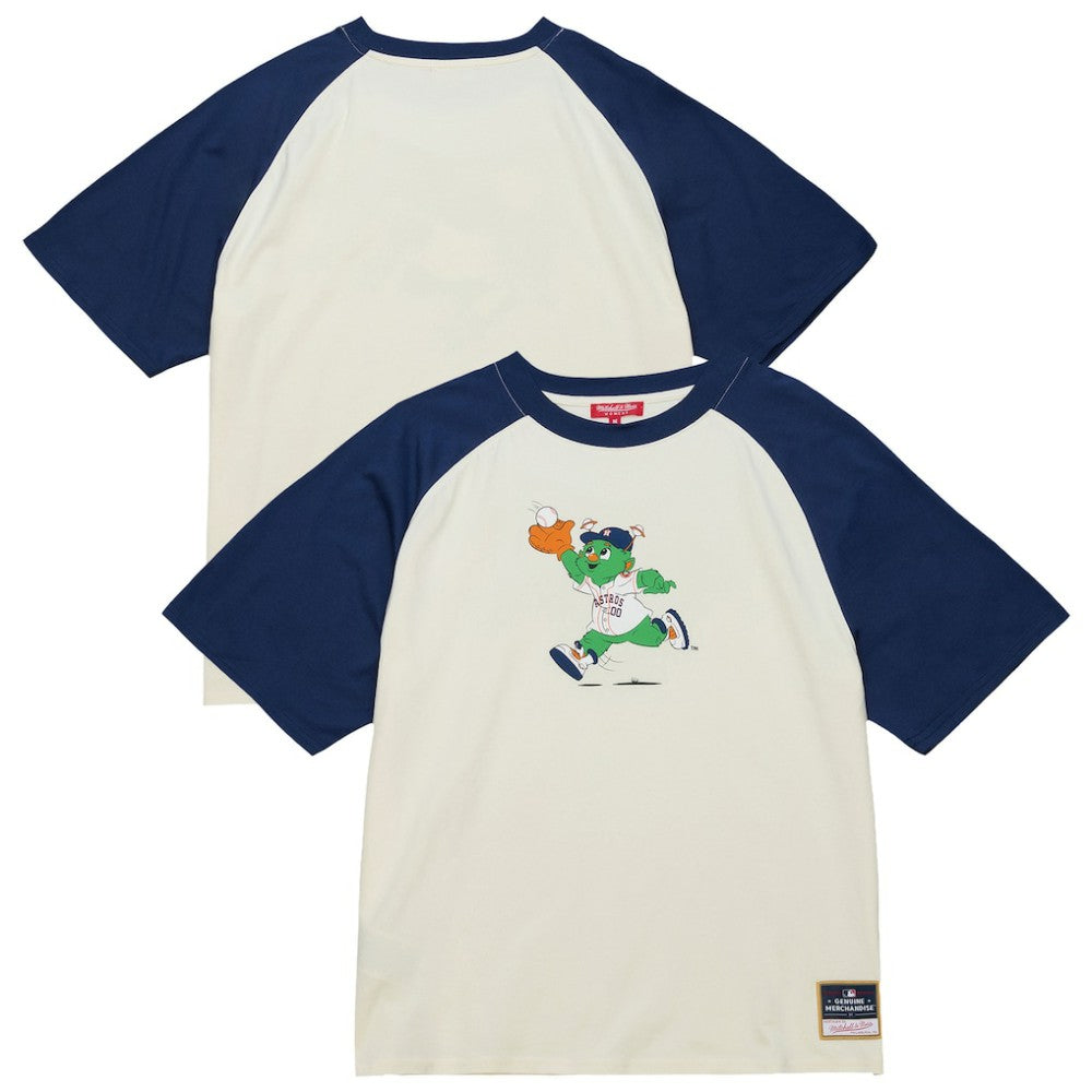 Houston Astros Mitchell & Ness Women's Boyfriend Raglan T-Shirt - MLB