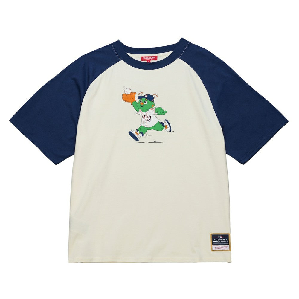 Houston Astros Mitchell & Ness Women's Boyfriend Raglan T-Shirt - MLB
