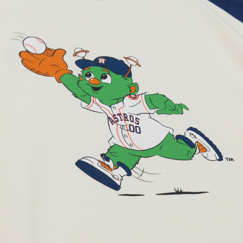 Houston Astros Mitchell & Ness Women's Boyfriend Raglan T-Shirt - MLB