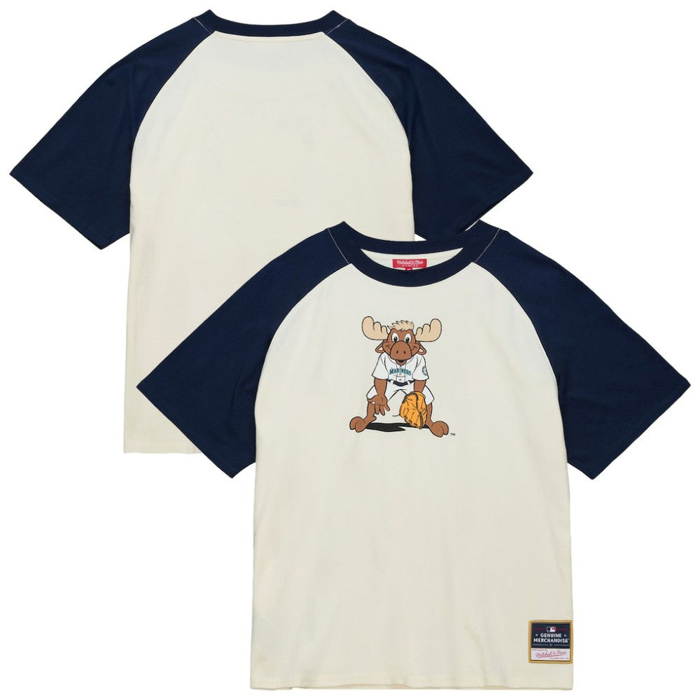 Seattle Mariners Mitchell & Ness Women's Boyfriend Raglan T-Shirt - MLB