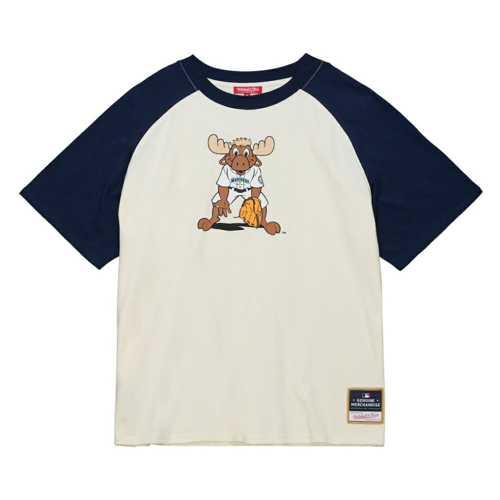 Seattle Mariners Mitchell & Ness Women's Boyfriend Raglan T-Shirt - MLB