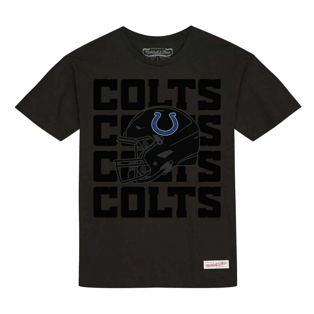 Indianapolis Colts Indiana Nights Throw It Back Heritage T-Shirt Black | Mitchell & Ness