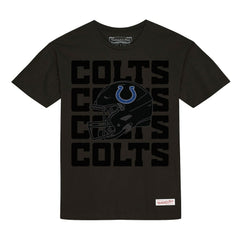 Indianapolis Colts Indiana Nights Throw It Back Heritage T-Shirt Black | Mitchell & Ness