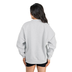 Miami Dolphins Gameday Couture Women's Home Turf Oversized Premium Fleece Pullover Sweatshirt Ash | NFL