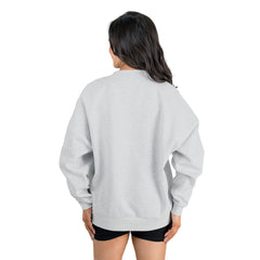Green Bay Packers Gameday Couture Women's Home Turf Oversized Premium Fleece Pullover Sweatshirt Ash | NFL