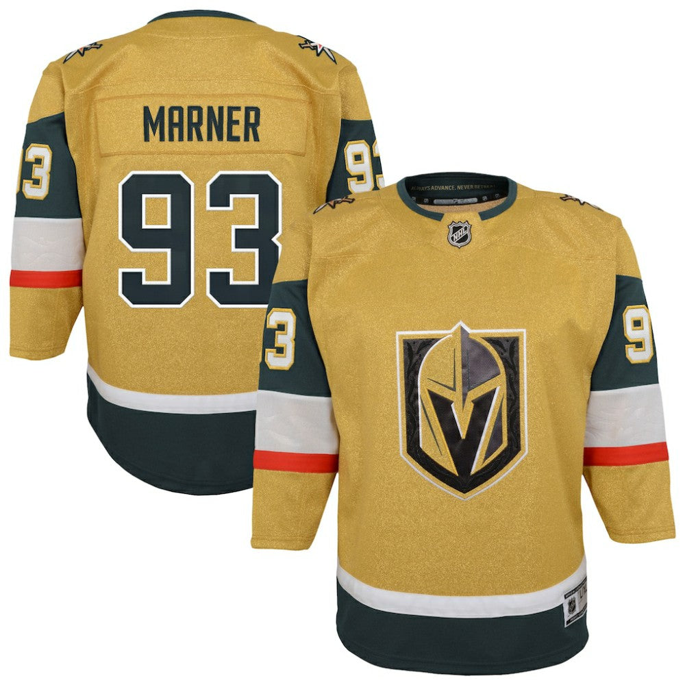 Mitch Marner Vegas Golden Knights Outerstuff Youth Premier Player Jersey - Gold - NHL