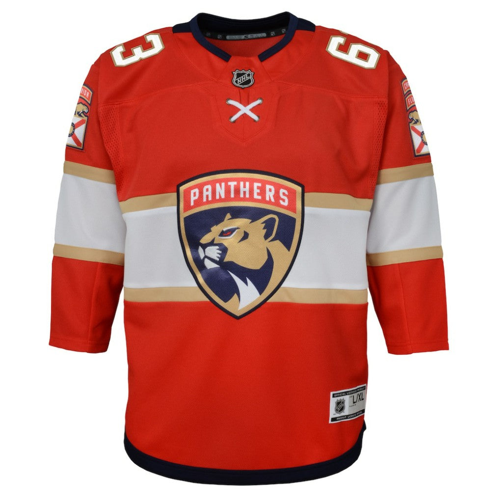 Brad Marchand Florida Panthers Outerstuff Youth Premier Player Jersey - Red - NHL